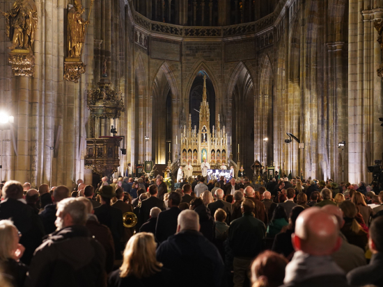 Svatohubertskou mší ve Svatovítské katedrále vyvrcholily oslavy 100. výročí ČMMJ