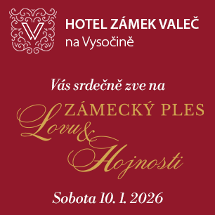 Zámek Valeč - pobyt se zámeckým plesem lovu a hojnosti 9.-11.1.2026