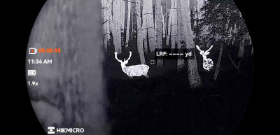 Zobrazení scény při kulatém tvaru obrazovky.