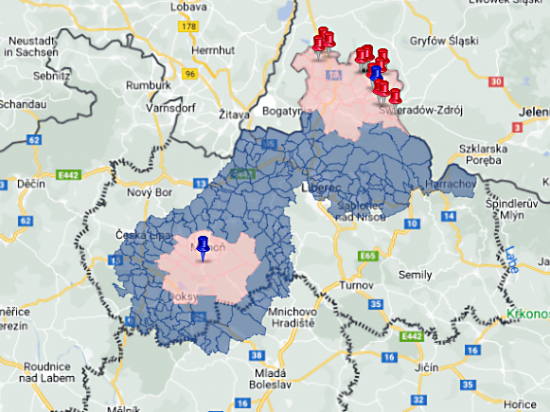 AMP v severních Čechách: nová zonace území