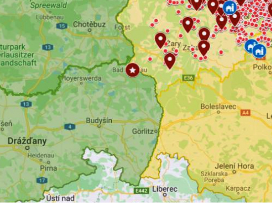 AMP je v Sasku, asi 50 km od českých hranic