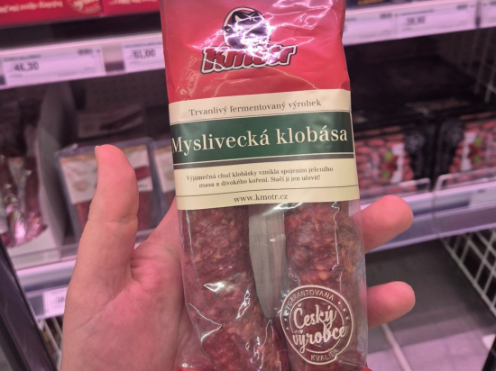 SVS upozorňuje na nadlimitní množství olova v myslivecké klobáse