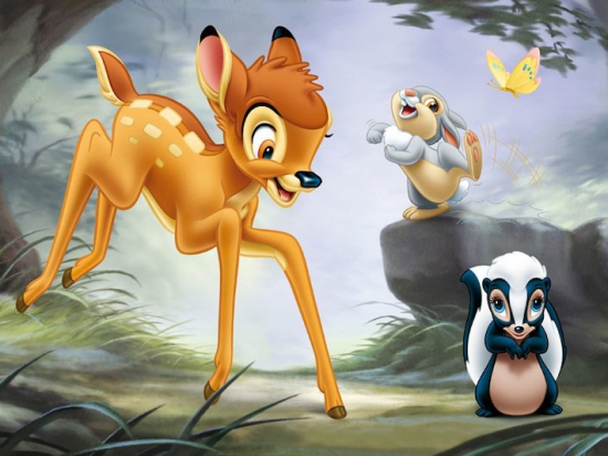 Pytlák v USA musí za trest sledovat kreslený film o kolouškovi Bambim