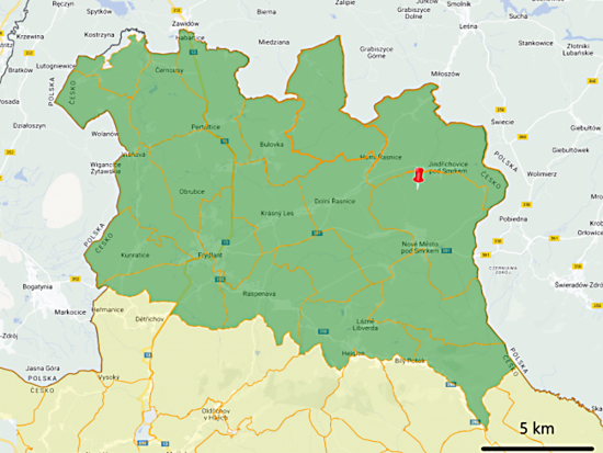 SVS vymezila pásmo okolo místa nálezu divočáka s AMP a nařídila v něm opatření proti šíření nákazy