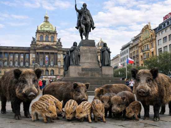 Divočáci se zabydleli ve městech. Městské prasečníky mohou naše soužití zpříjemnit