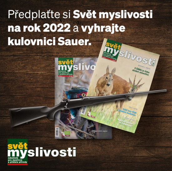 Předplaťte si Svět myslivosti a vyhrajte kulovnici Sauer!