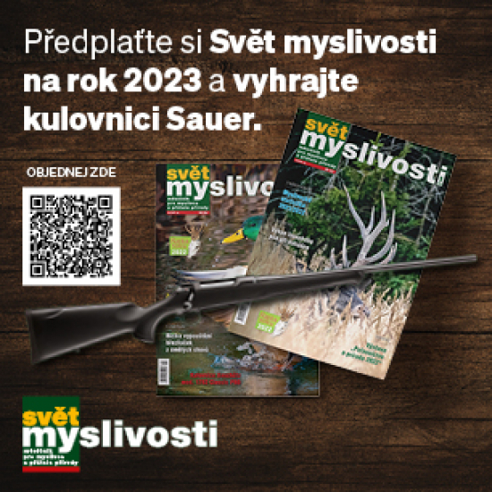 Předplaťte si Svět myslivosti a vyhrajte kulovnici Sauer!