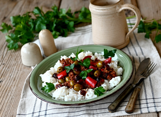 Kubánské srnčí picadillo